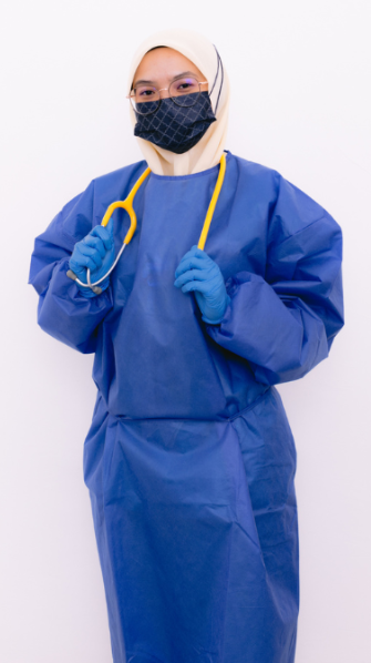 Pasukan klinik yang membantu pesakit